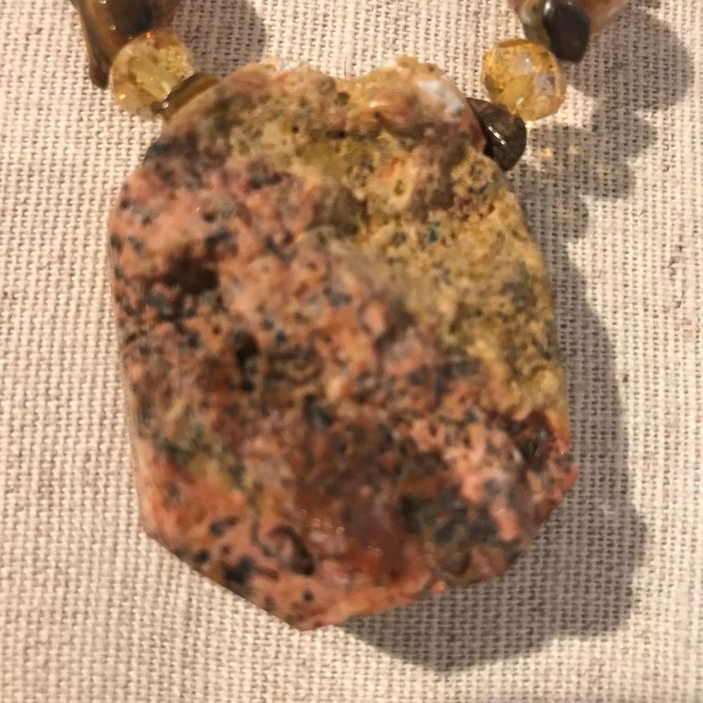 Petrified Wood Druzy - Picture 2 of 3